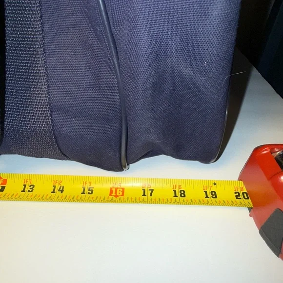 Vintage Chicago Bears Duffle Bag Navy NFL Football Starter 90s Travel Gym Sports - Picture 10 of 11